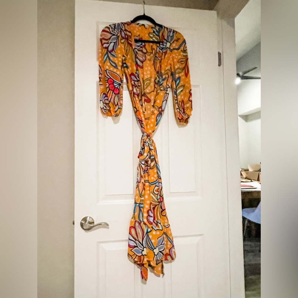 Vacation style wrap dress